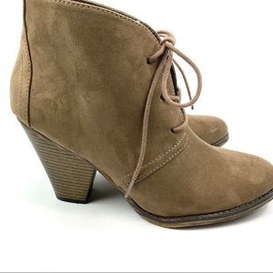 Mia Shawna Taupe Bootie - 8.5
